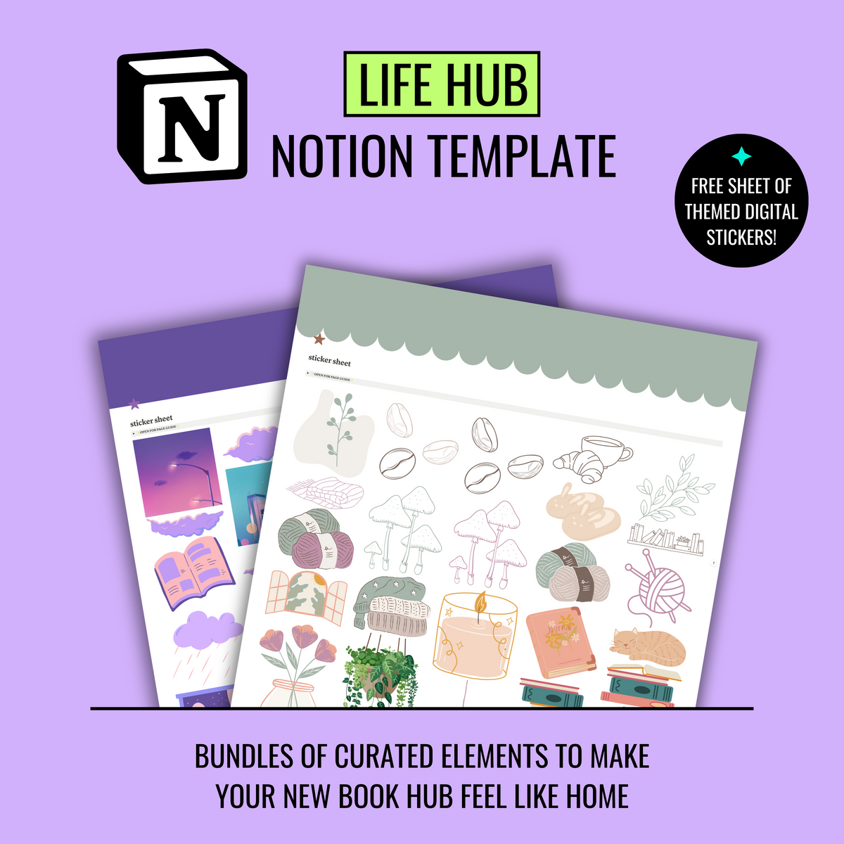 Complete life hub Notion template