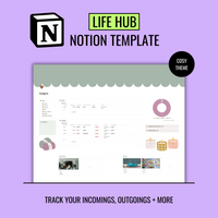 Complete life hub Notion template