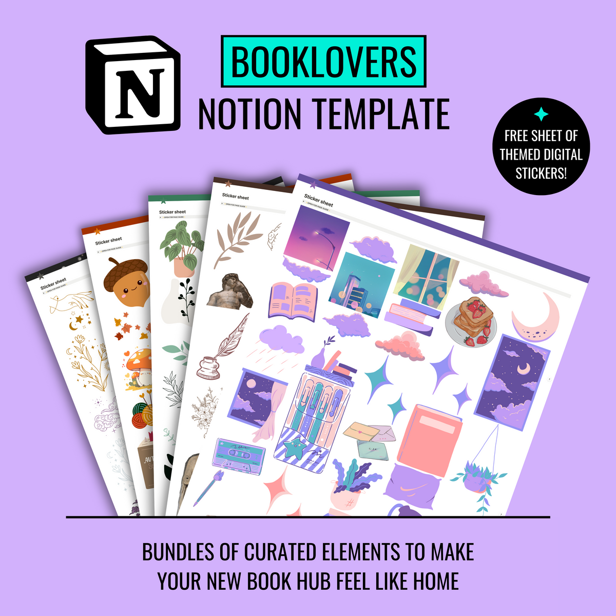Complete library hub Notion template