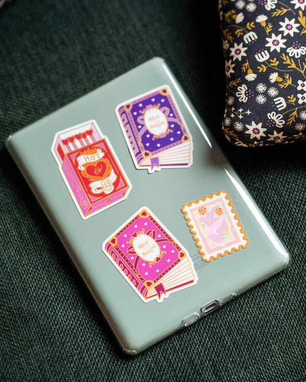 Sl*t for Smut Sticker - Pink
