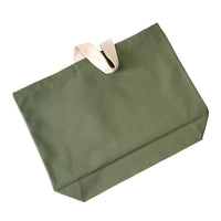 Books and snacks bag - sage