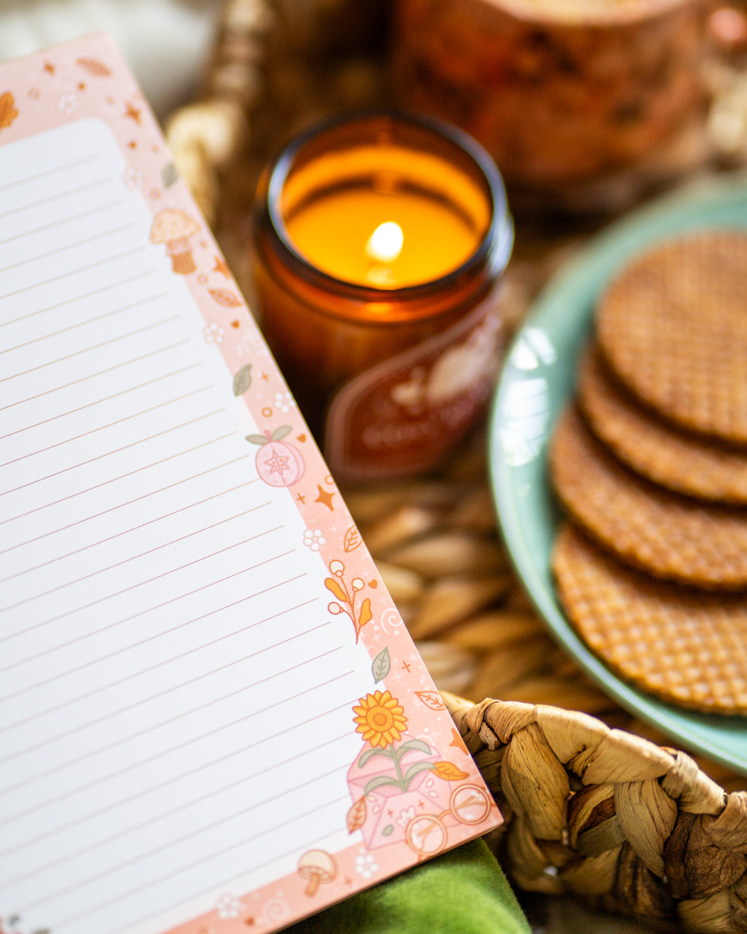 Cosy cottage notepad