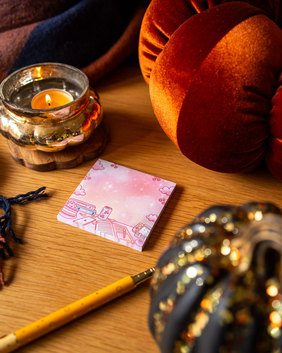 Study break sticky notes