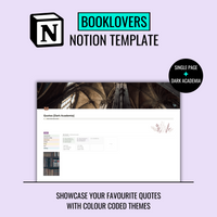 Quotes Notion template