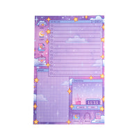 Lofi study night planner pad