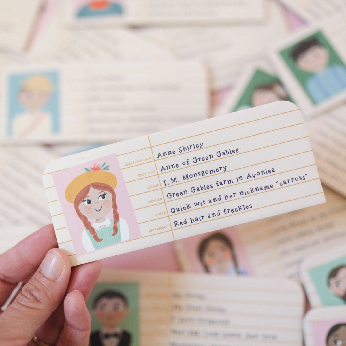 Literary who's who game