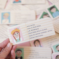 Literary who's who game
