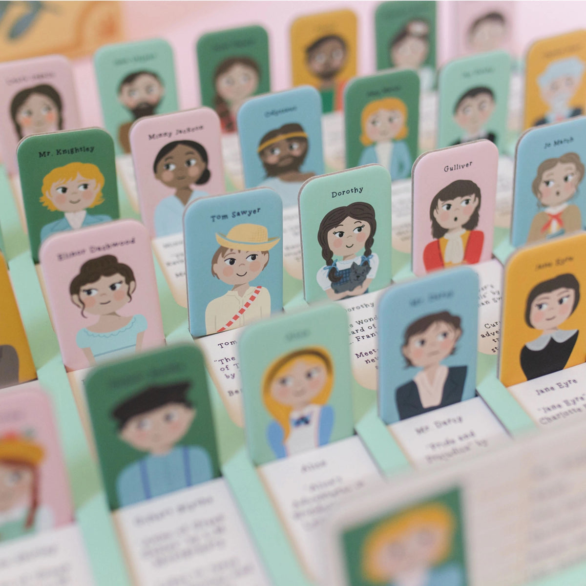 Literary who's who game