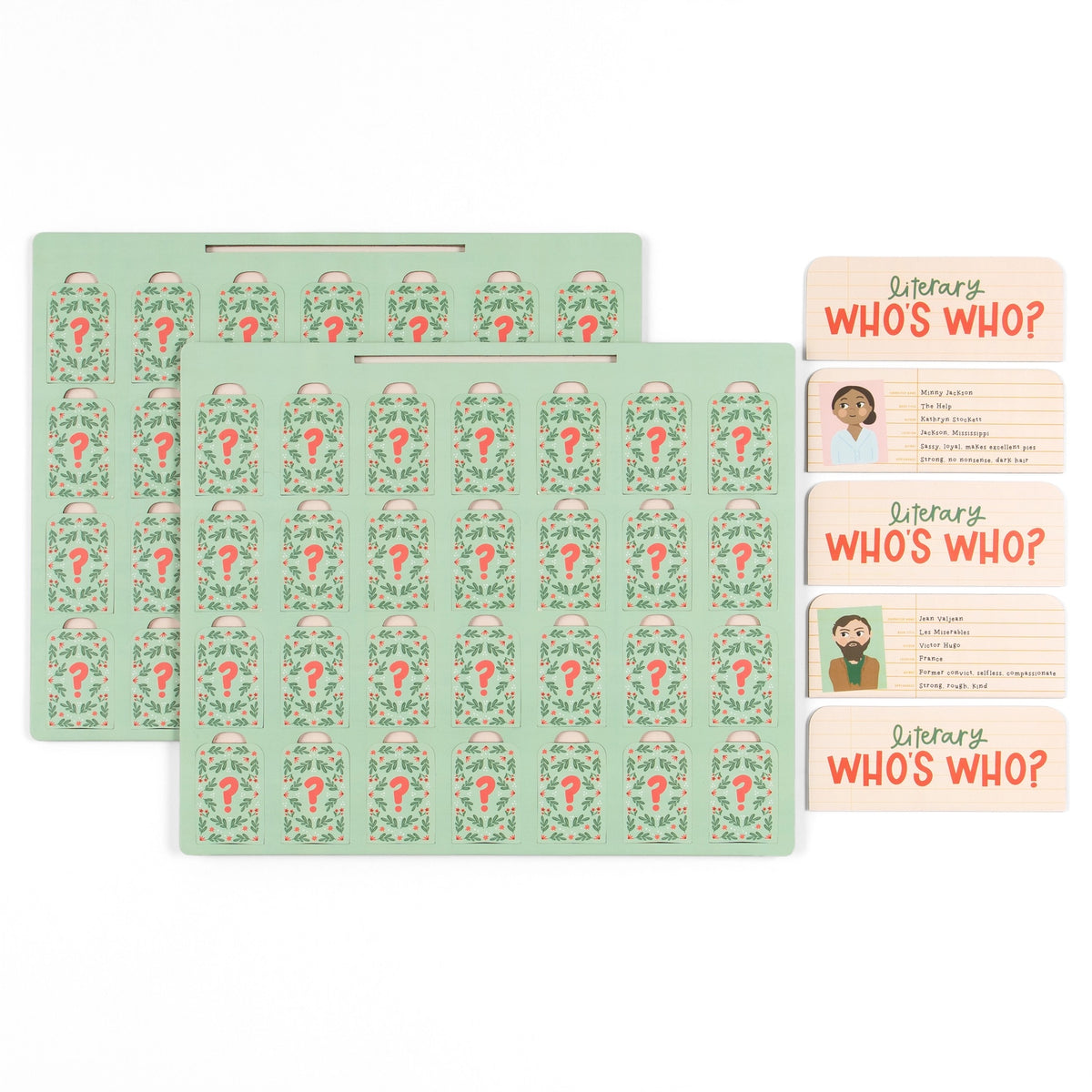 Literary who's who game