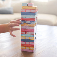 Tumbling book stack game