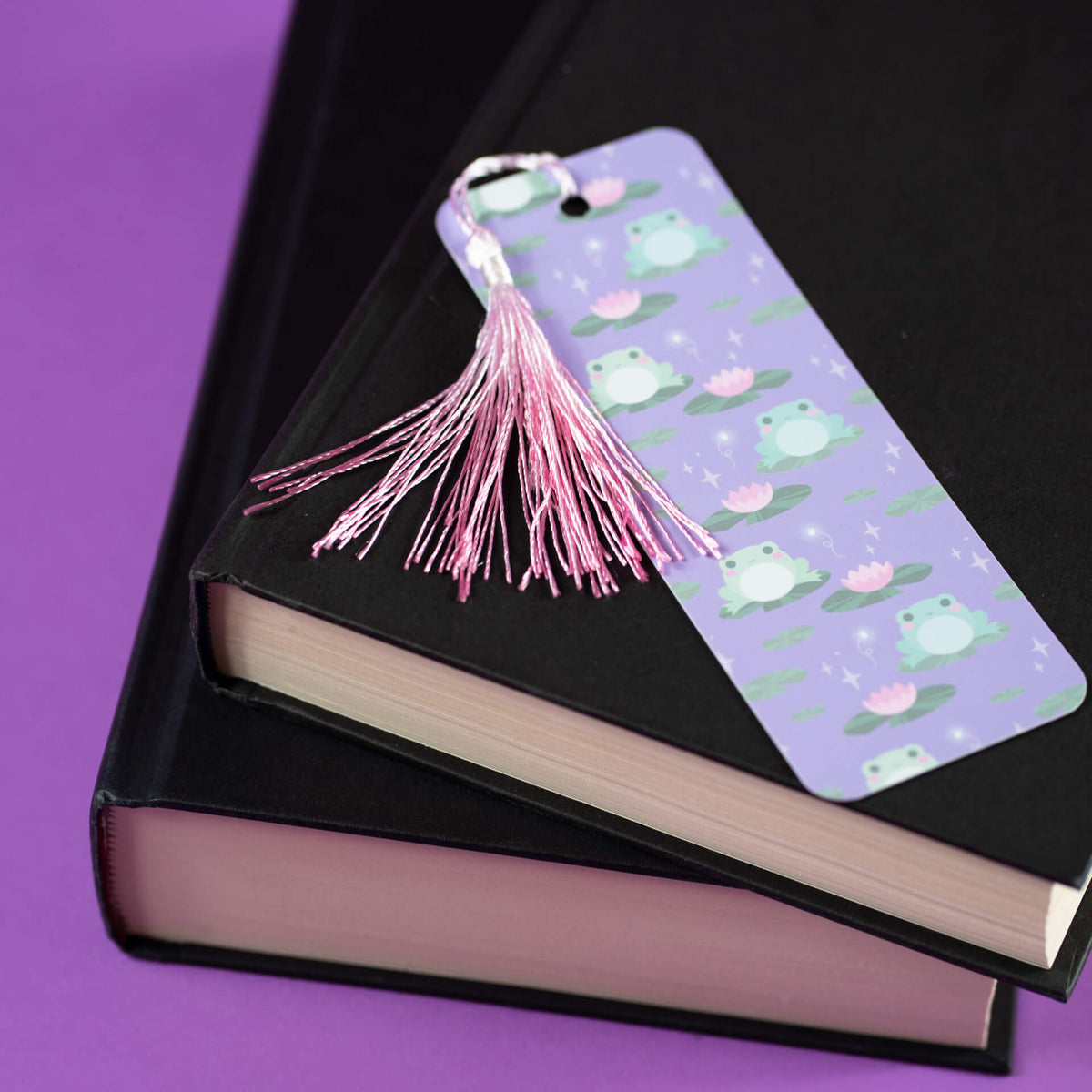 Frog tassel bookmark