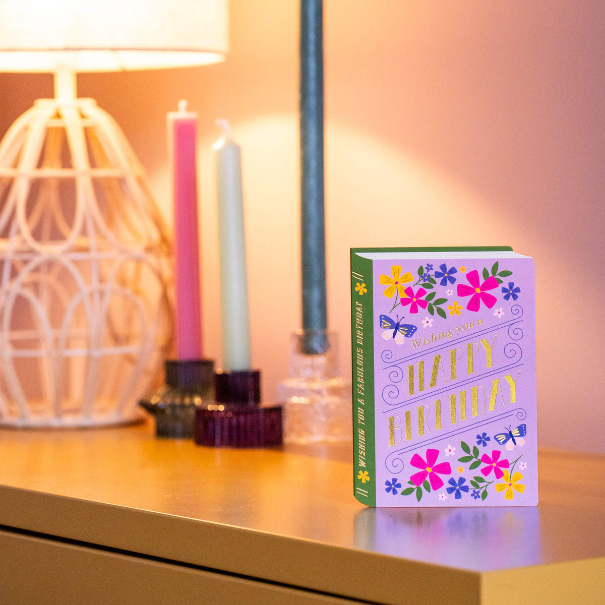 Floral birthday card