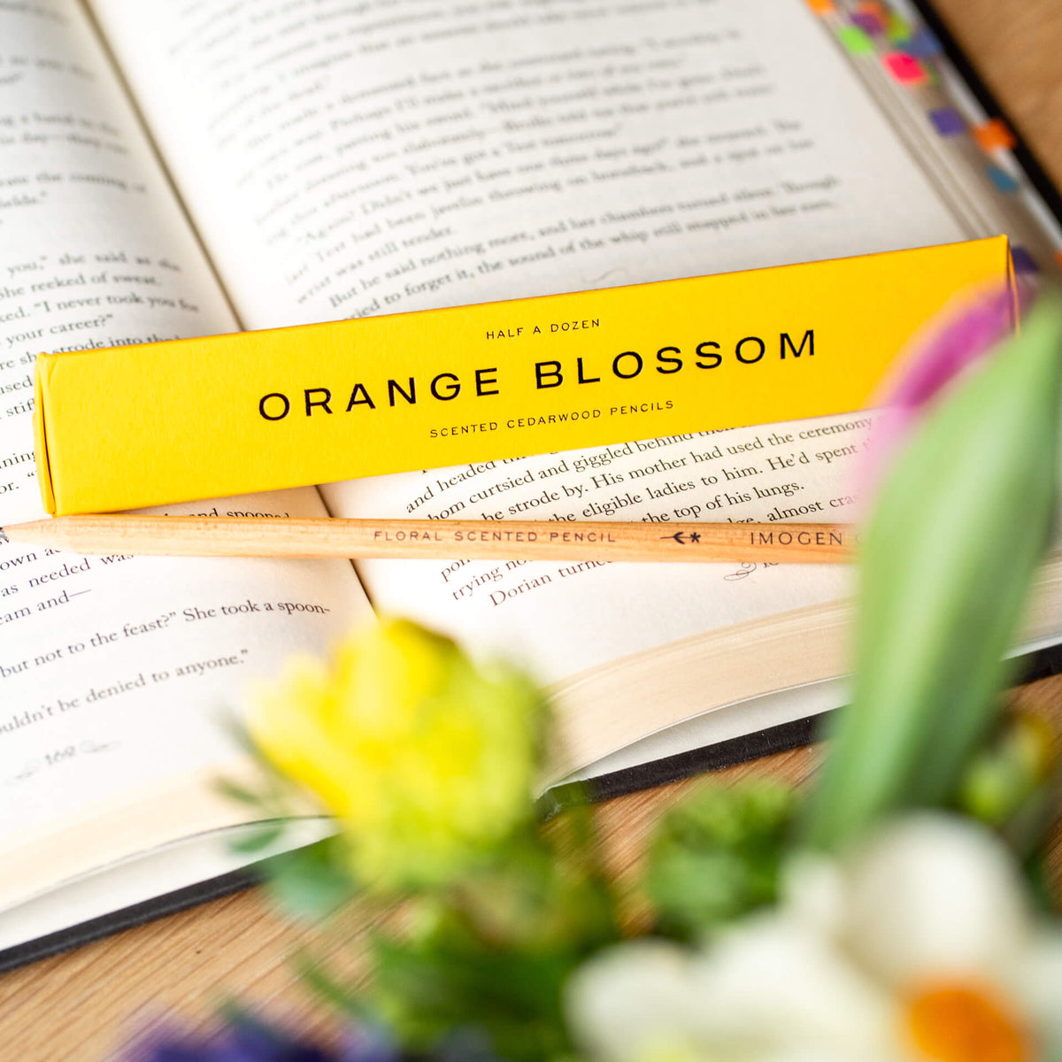 Orange Blossom scented pencils