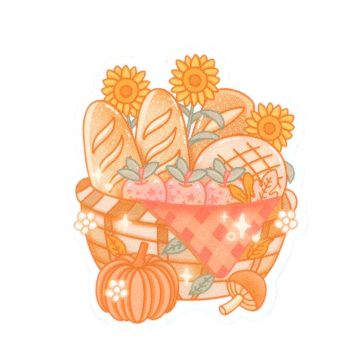 Bread basket sticker