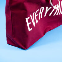 Everything bag - burgundy
