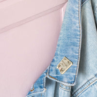 Botanical magic book enamel pin