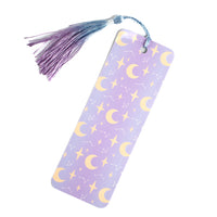 Moons and constellations tassel bookmark