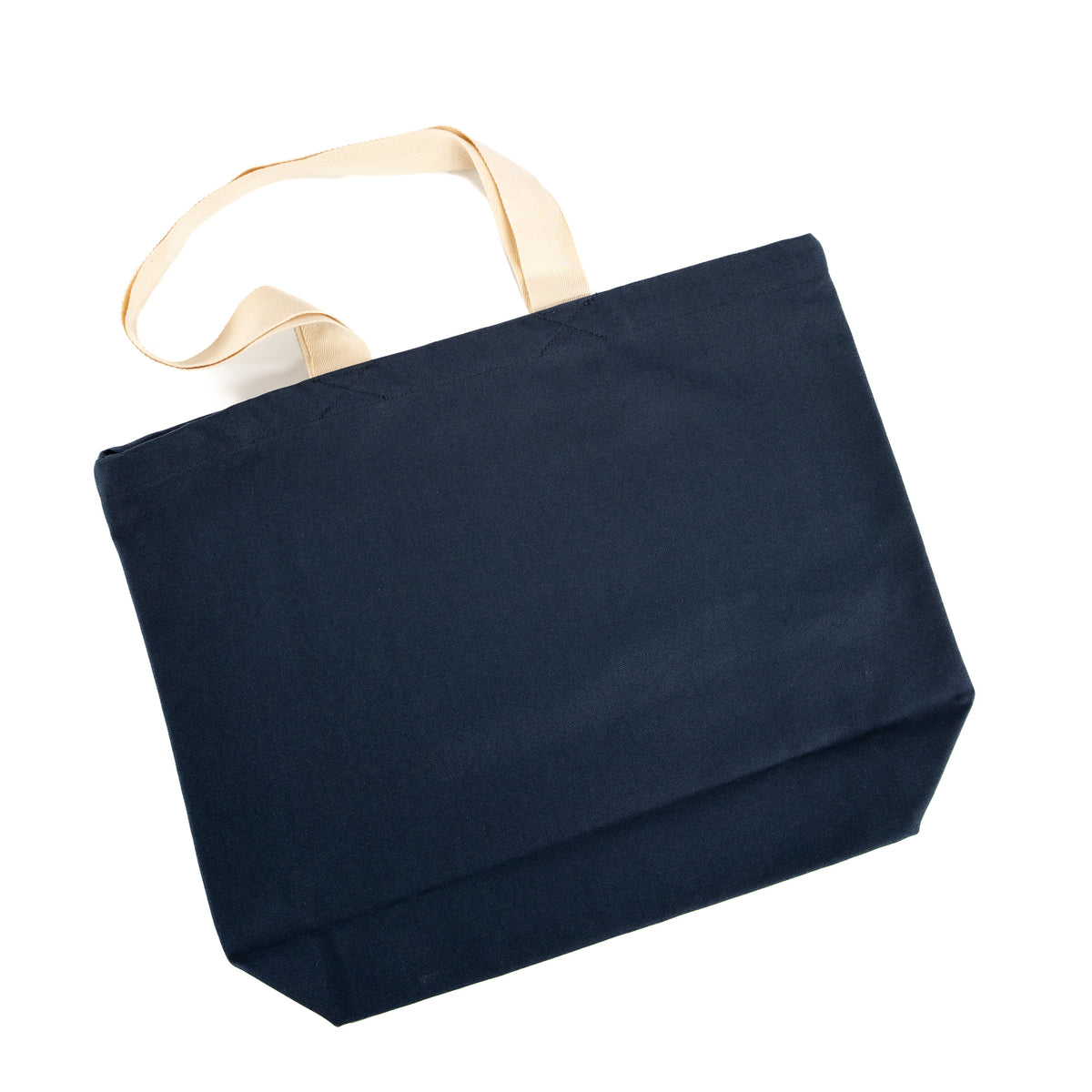 Books and snacks tote - navy