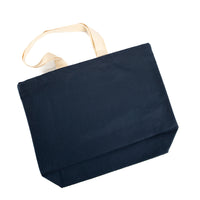 Books and snacks tote - navy