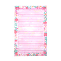 Strawberries to do list notepad