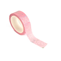 Witchy pink holographic washi tape