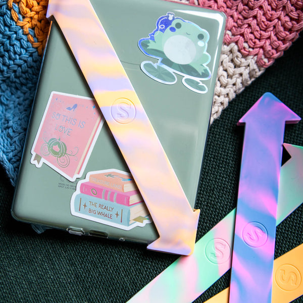 Cute frog holographic sticker