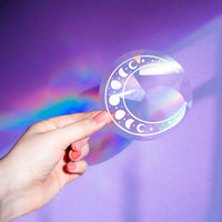 Moon suncatcher window sticker