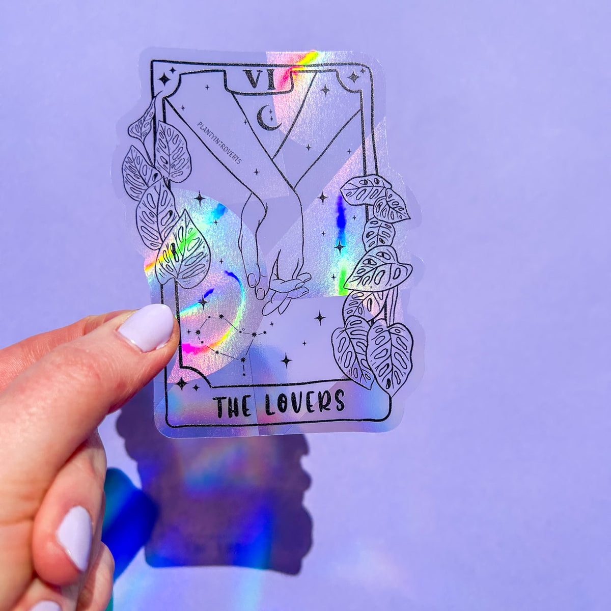 Tarot suncatcher sticker