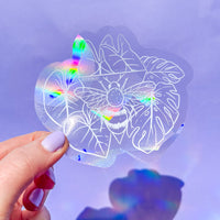 Bee suncatcher sticker
