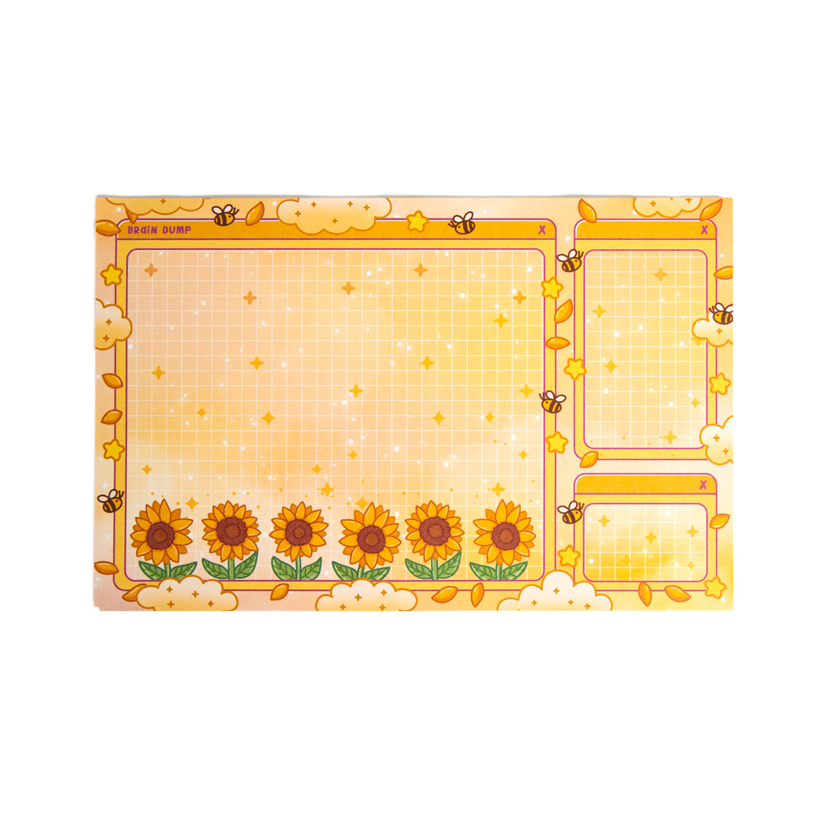 Sunflower dreams planner pad