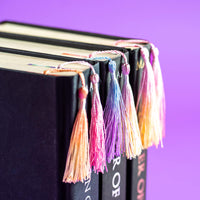 Moons and constellations tassel bookmark