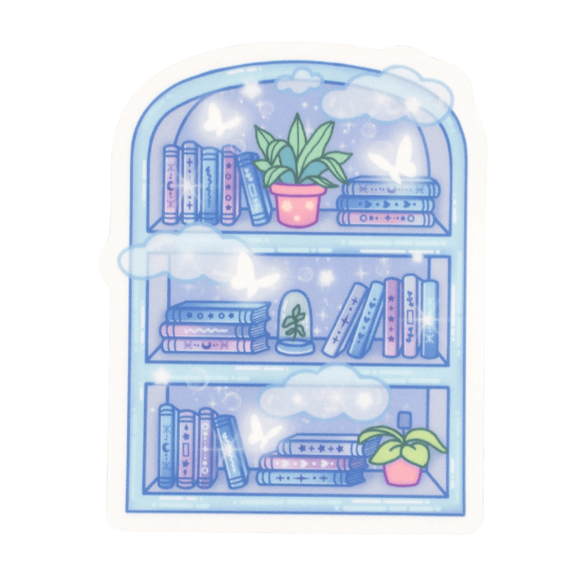 Bookshelf sticker