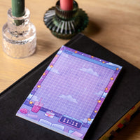 Lofi study night notepad
