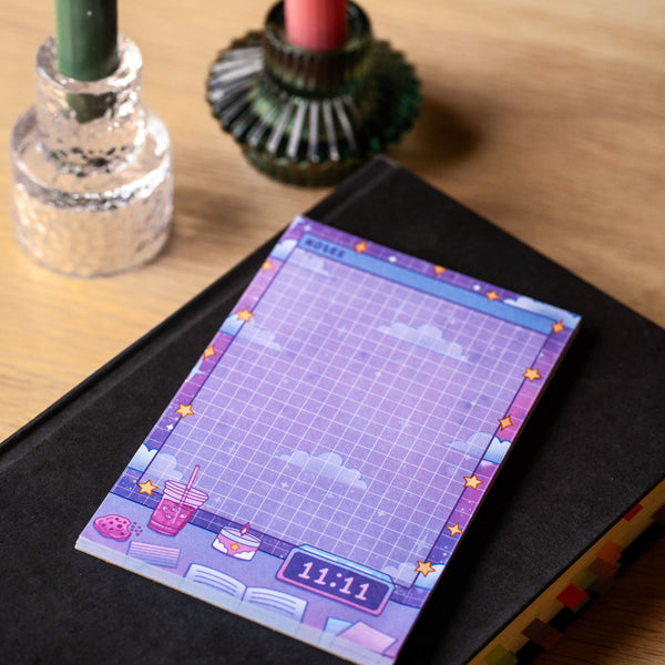 Lofi study night notepad