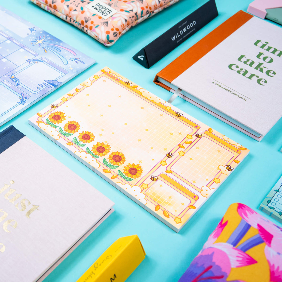 Sunflower dreams planner pad