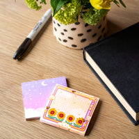 Sunflower dreams sticky notes