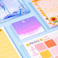 Starry clouds sticky notes