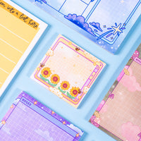 Sunflower dreams sticky notes