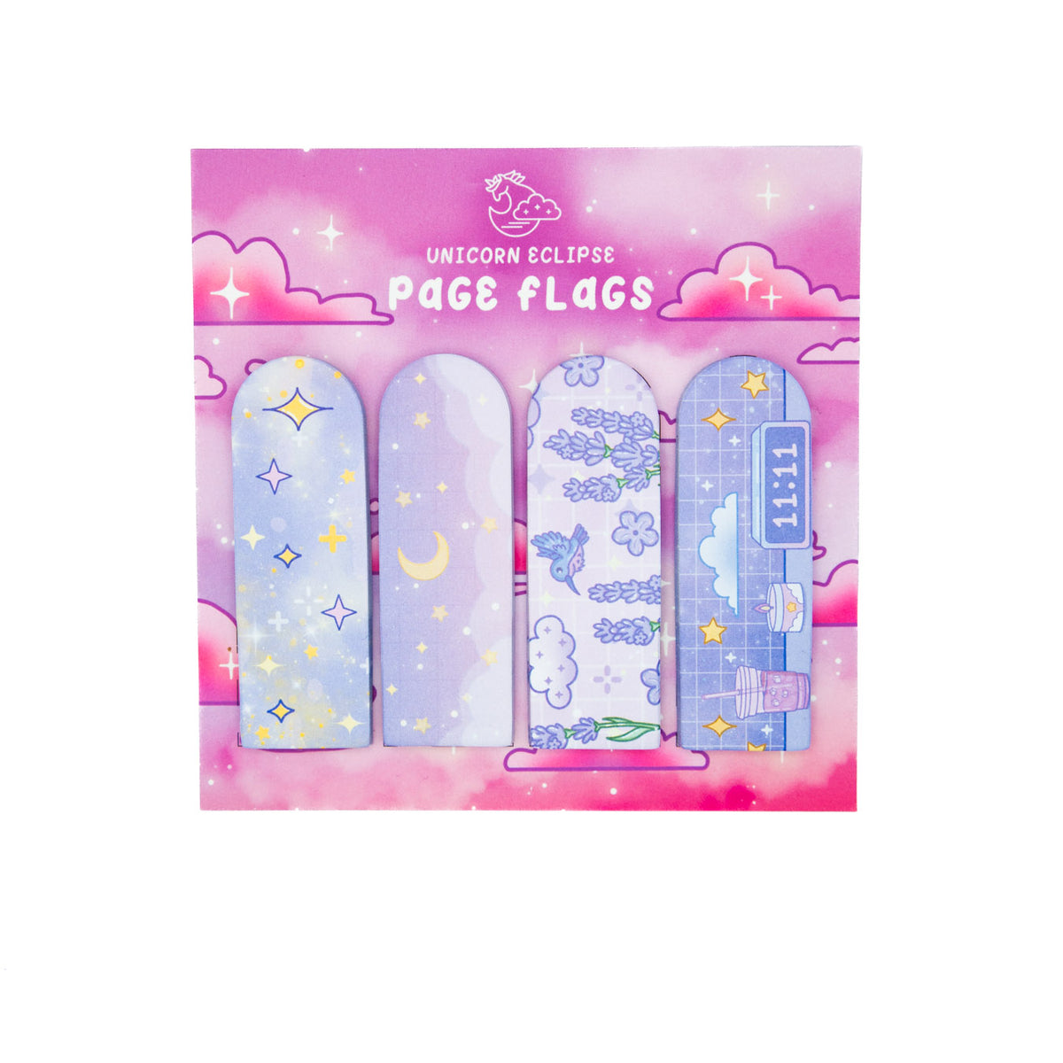 Book page tabs - lilac