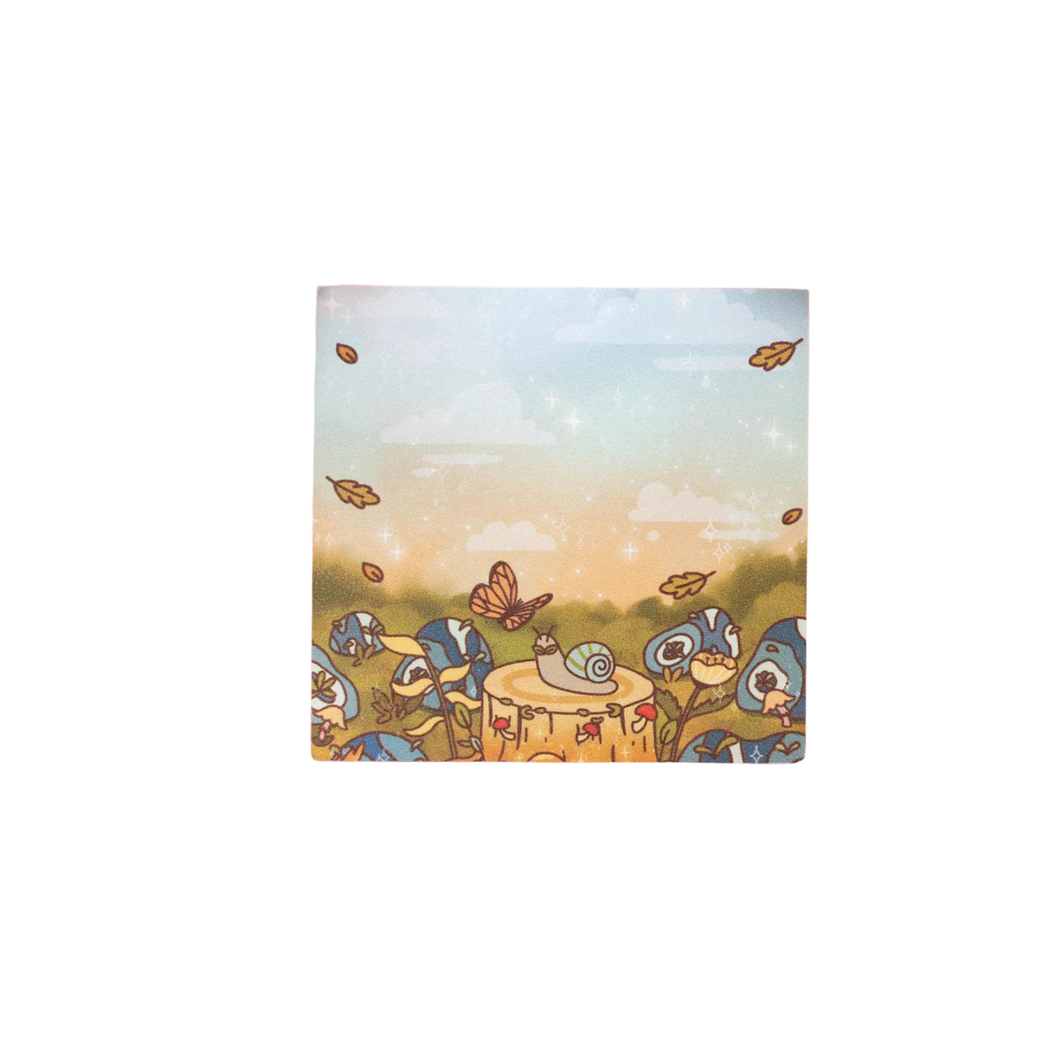 Forest finds sticky notes