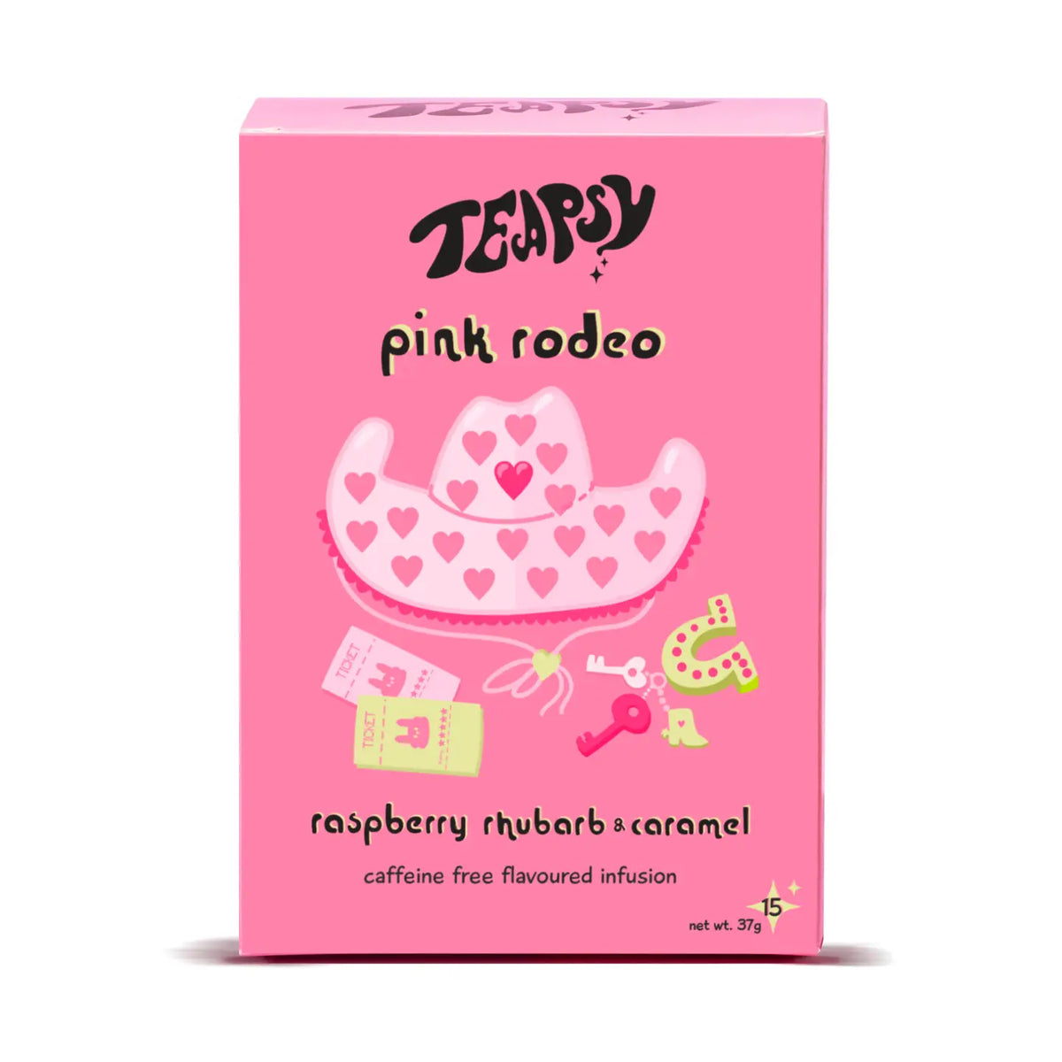 Pink Rodeo - raspberry, rhubarb and caramel tea