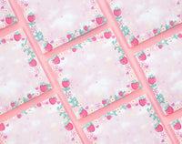 Strawberries sticky notes