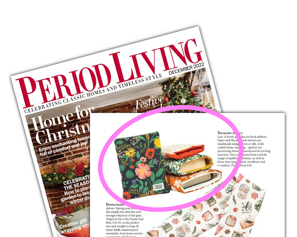 PAPER + WORD PERIOD LIVING MAGAZINE FEATURE