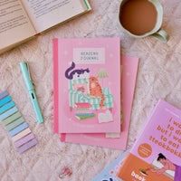 Reading Journal Cats – 50 Page Book Review Notebook