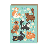 Cat-themed Birthday Card, Perfect Card for Cat Lovers