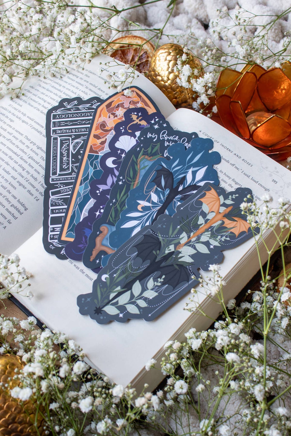 Fourth Wing Tairn and Andarna Bookmark