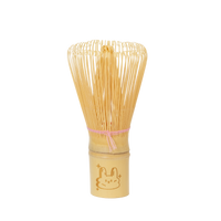 Bamboo Matcha Whisk with Bunny Engraving