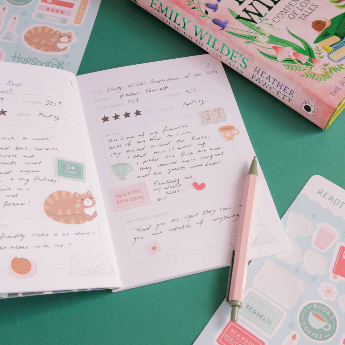 Reading Journal – 50 Page Book Review Notebook