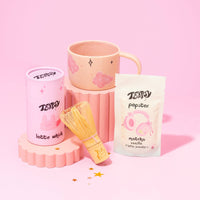 Bamboo Matcha Whisk with Bunny Engraving