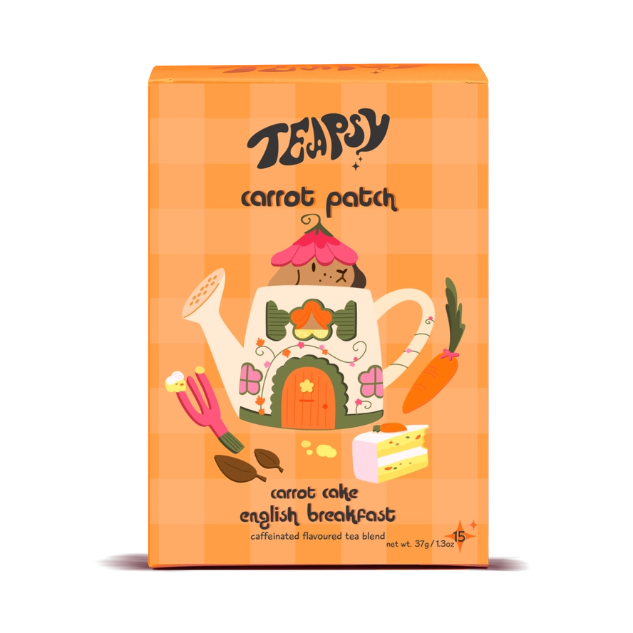 Carrot patch - carrot cake english breakfast tea